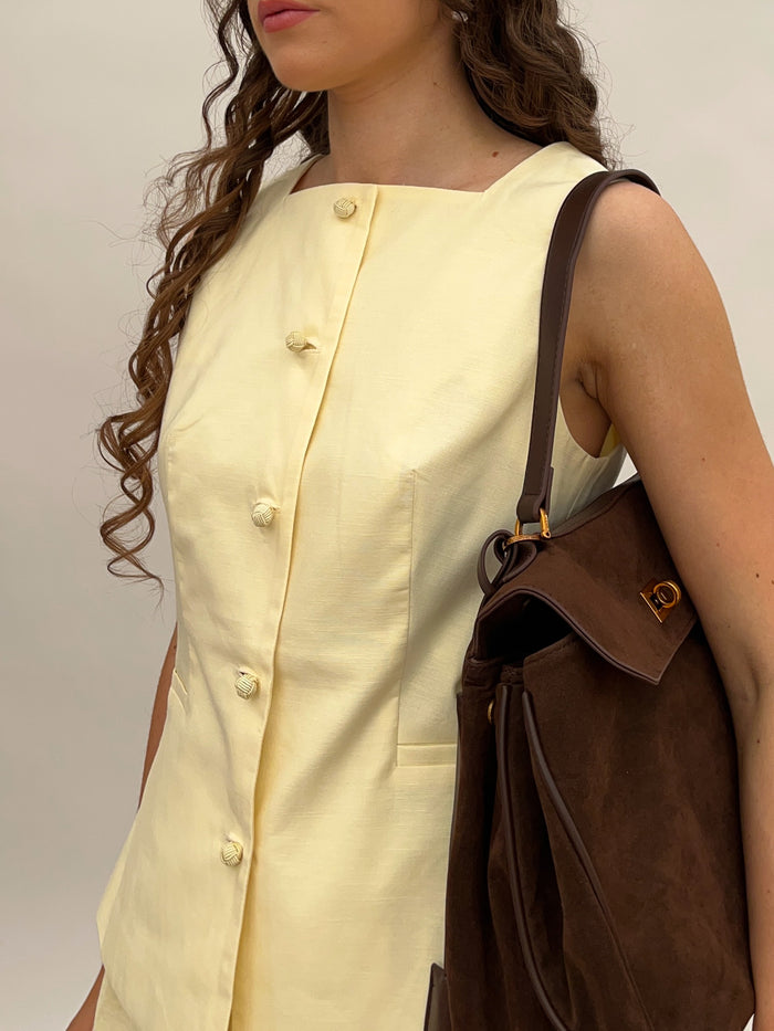 LUMIÈRE™ Sorell Suede Leather Bag